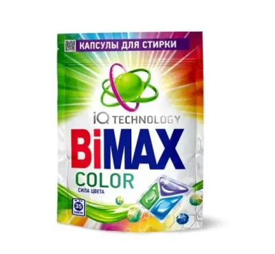 BiMax color капсулы для стирки 35 шт дой пак 
