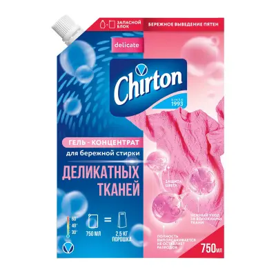 Chirton гель концентрат для деликатных тканей 750 мл 