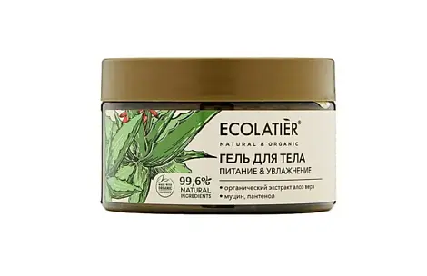 Ecolatier green гель для тела питание увлажнение серия organic 350 мл
