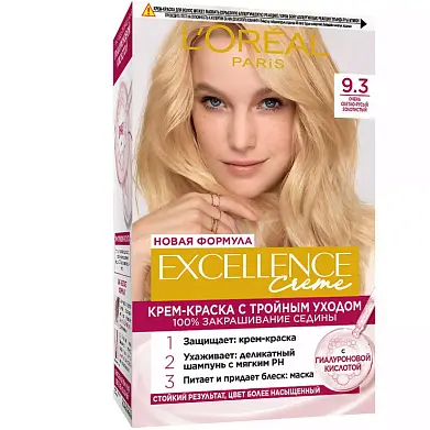 L' Excellence 9.3 очень светло русый золотистый