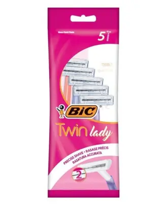 BIC Станки одноразовые Lady Твин (5шт.) с двумя лезвиями 