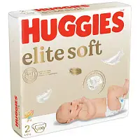Huggies Soft подгузники для новорожденных 4-6 кг 2 размер 100 шт