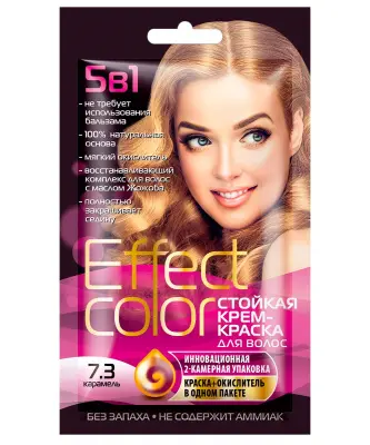 Effect С краска для волос тон 7.3 карамель 