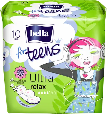 Прокладки гигиенические супертонкие BELLA FOR Relax, 10шт 
