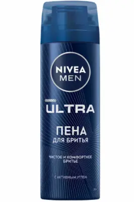 Nivea men пена для бритья ultra 200 мл 