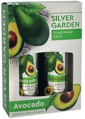 Silver garden авокадо под набор шампунь 250 гель для душа 250