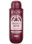 Solzao шампунь для волос восстановление и питание 400 мл
