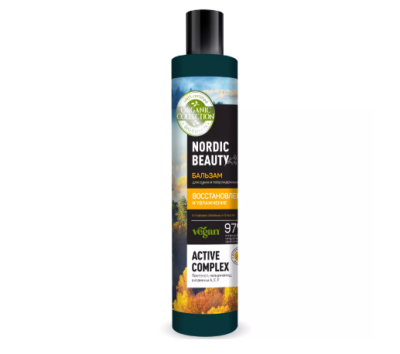 Organic collection бальзам для сухих и поврежд волос восстановление и увлажнение флакон дисктоп 400 мл 