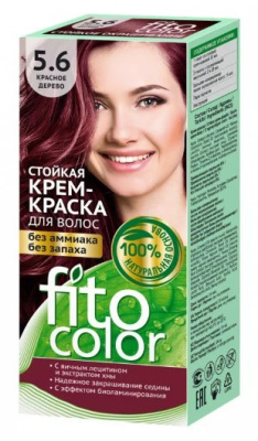 Фитокосметик краска для волос FitoColor тон 5.6 Красное дерево 