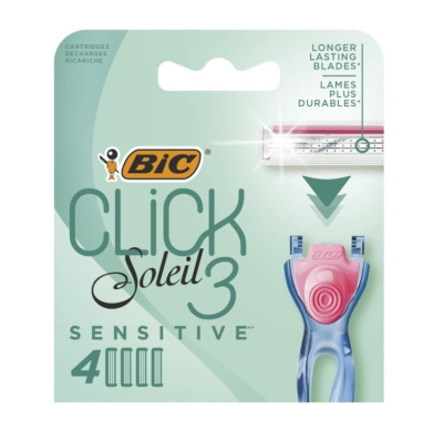 BIC click sensitive 3 кассеты 4 шт женские 