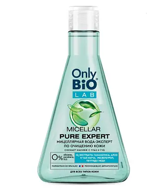Only Bio Lab мицеллярная вода эксперт по очищению кожи pure expert 245 мл