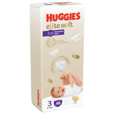 Huggies Soft подгузники трусики 6-11 кг 3 размер 48 шт 