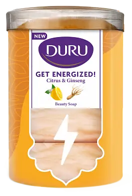 Duru get energized туалетное мыло бодрящее 4*90 гр