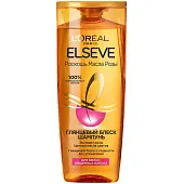 Elseve шампунь для волос с экстрактом розы роскошь 6 масел для глянцевого блеска 400 мл