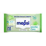 Mepsi влажные салфетки алое вера детские care 72 шт