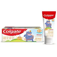 Colgate зубная паста детская 3-5 защита от кариеса без фторида для детей от 3 до 5 лет со вкусом апельсина 60 мл