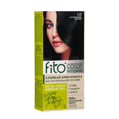 Fito color intense краска для волос тон 1.0 насыщенный черный 
