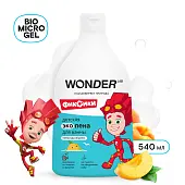 Wonder Lab экопена для ванны детская непоседа абрикос 0,54 л