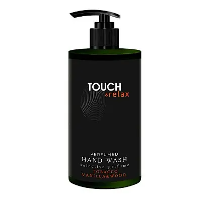TOUCH&Relax парфюмированный гель для мытья рук табак ваниль и древесные ноты 450 мл