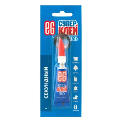 Еврогарант супер клей гель секундный 3 г 