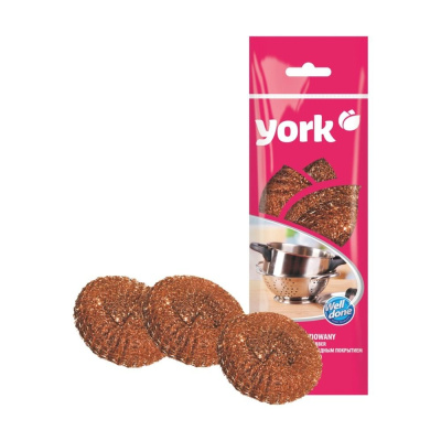 York губки медные 3 шт 