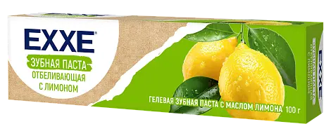 Exxe зубная паста отбеливающая с лимоном 100 гр