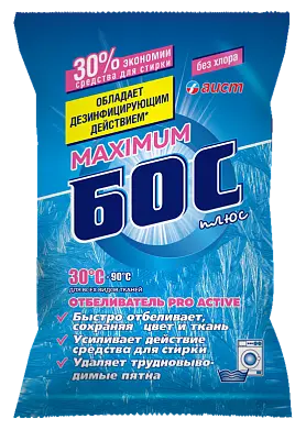 Бос плюс мах отбеливатель порошок 250г
