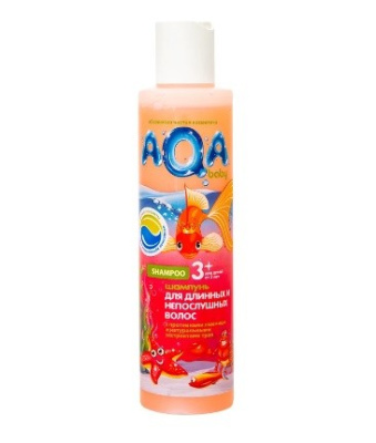 AQA Baby Kids Шампунь для длинных и непослушных волос 210мл 