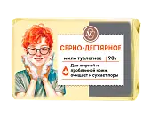 Невская косметика туалетное мыло серно дегтярное 90 г