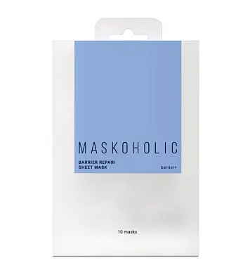 Maskoholic тканевая маска восстанавливающая кожный барьер набор 10 шт