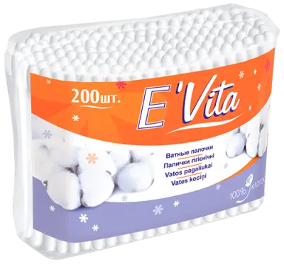 BELLA Ватные палочки 200шт п.пакет ('E` Vita') 