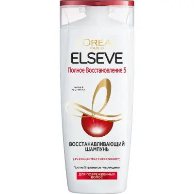 Elseve шампунь для волос полное восстановление 5 для поврежденных волос 250 мл 