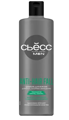 Сьёсс men hair шампунь для волос склонных к выпадению 450 мл