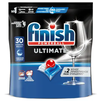 Finish капсулы для посудомоечный машин 1 30 шт 