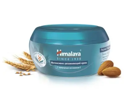 Himalaya крем для тела интенсивно увлажняющий Ростки пшеницы и Сладкий миндаль 50мл 
