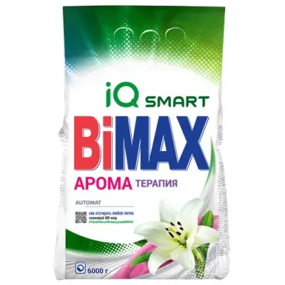 BiMax ароматерапия стиральный порошок гранула 6000 г 