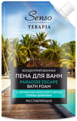 Senso Terapia концентрированная пена для ванн paradise escape расслабляющая 500 мл 