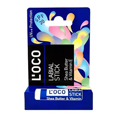 L’oco бальзам для губ stick масло ши & витамин e 5,1 г