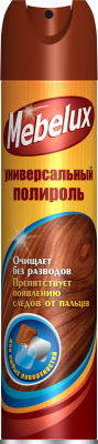 Mebelux полироль для мебели для любых поверхностей  300 мл 