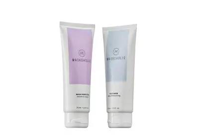Maskoholic маска перфектор очищающая и выравнивающая тон 75 мл + маска для лица глубокое увлажнение 75 мл 