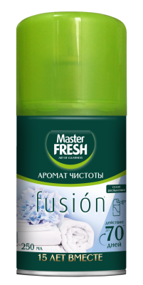 Master FRESH освежитель воздуха сменный баллон аромат чистоты 250 мл 