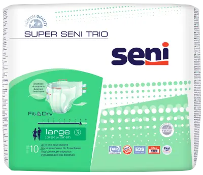 Подгузники BELLA SUPER SENI TRIO по 10 шт 