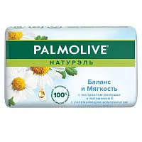 Palmolive натурэль мыло баланс и мягкость с экстрактом ромашки и витамином е 90 г