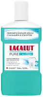 Lacalut ополаскиватель д/полости рта pure 475 мл