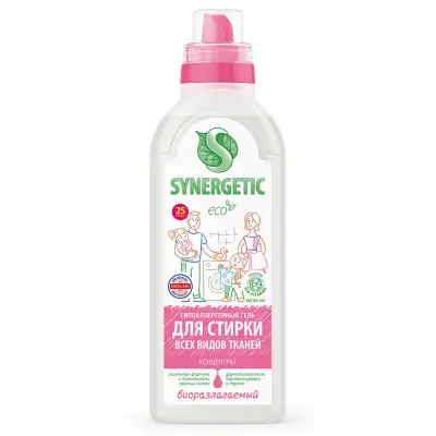 Synergetic гель для стирки концентрированный универсальный 0,75 л 25 стирок 