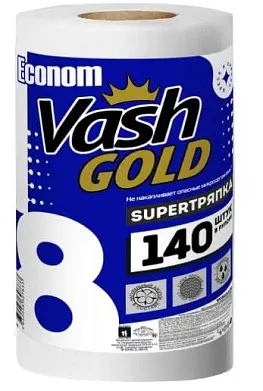 VASH GOLD супер тряпка 140 л/рул 1/12