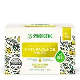 Synergetic туалетное мыло розмарин и имбирь 90 г