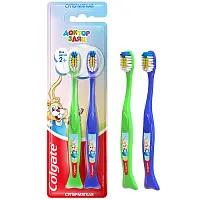 Colgate зубная щетка доктор заяц 2+ 2 шт супермягкая