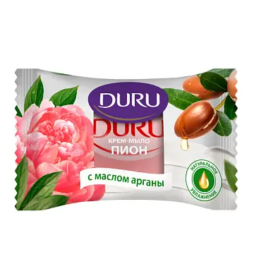 Duru крем мыло пион с маслом арганы 80 г