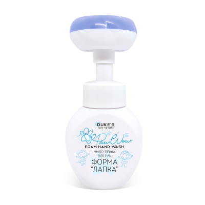 Dukes home wonders мыло пенка для рук форма лапка аромат колокольчик 300 мл 